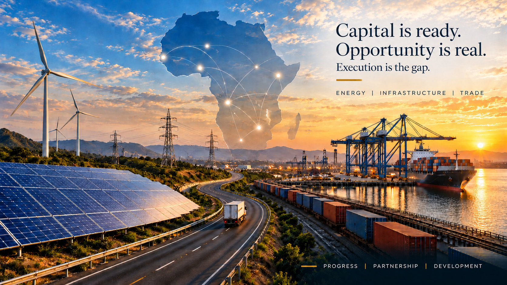 African infrastructure, energy and trade networks